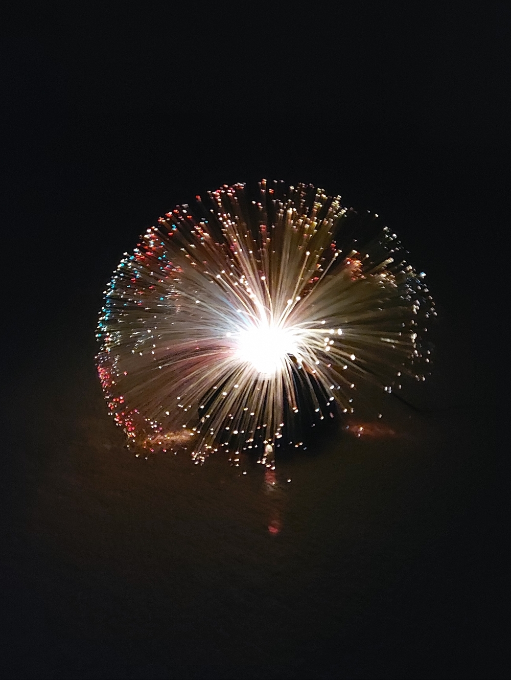 Fiber Optic Light Decorative Accent Lamp Corded Multicolor